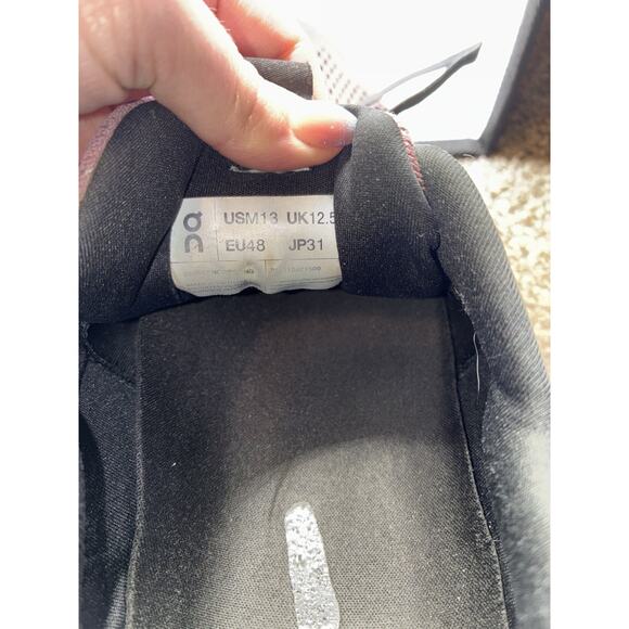 On Running On Cloudsurfer Running Shoes Men 13 Black Cobalt CloudTec Helion Mesh - Picture 8 of 8